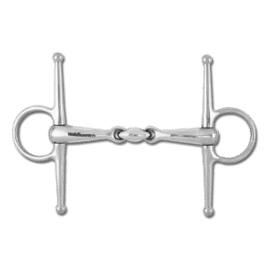 Waldhausen Full Cheek Snaffle Bit, Double Jointed