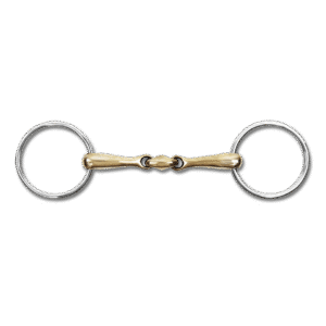 Waldhausen Copper Snaffle Bit, Double Jointed