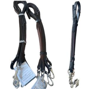 Equenatural Elasticated Side Reins with Snap Hook
