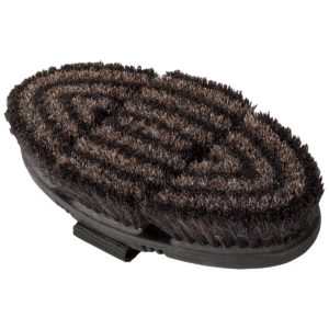 Waldhausen Flex Grooming Brush Horsehair – Black/Grey