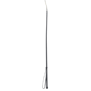 Fleck Braided Leather Riding Whip