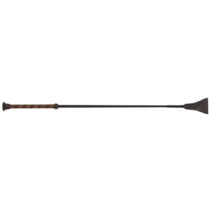 Fleck Jumping Bat Whips – Fibreglass Shaft & Synthetic Leather Handle, 60cm, Black
