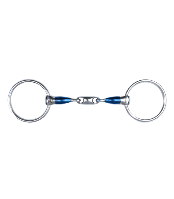 Waldhausen Double Jointed Sweet Iron Snaffle Bit - Anatomical Design