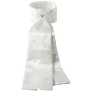 ELT Plastron Grazia Stock Tie Ladies/White