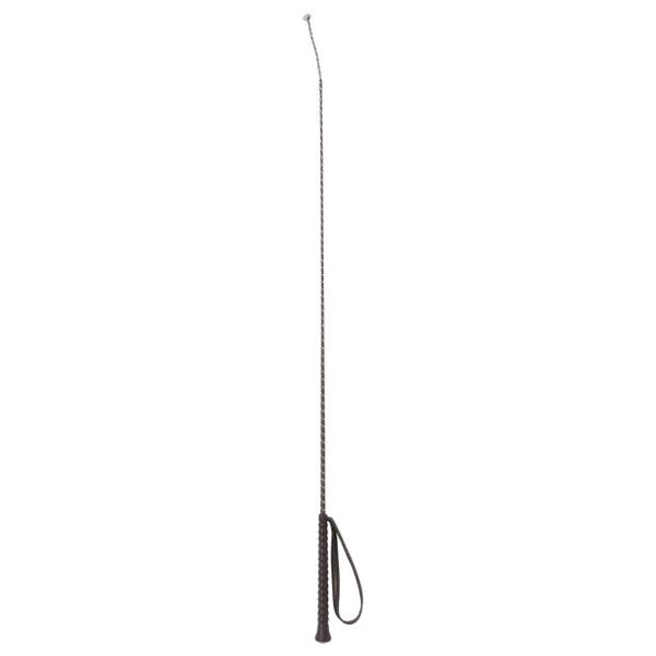 Fleck Riding Whips - Woven Nylon Cover, Rubber Handle, Wrist Loop