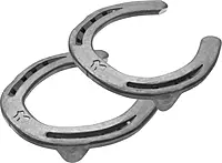 Mustad Horse Shoe - Libero Concave Black Front Size 4