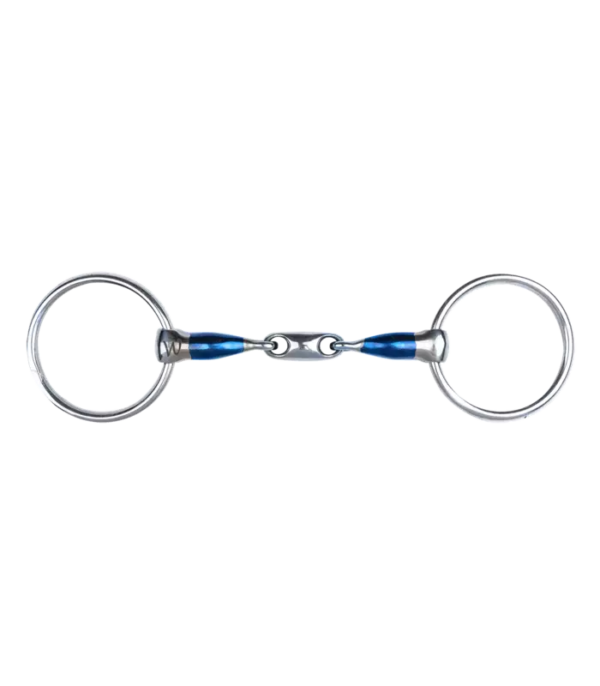 Waldhausen Double Jointed Sweet Iron Snaffle Bit - Anatomical Design