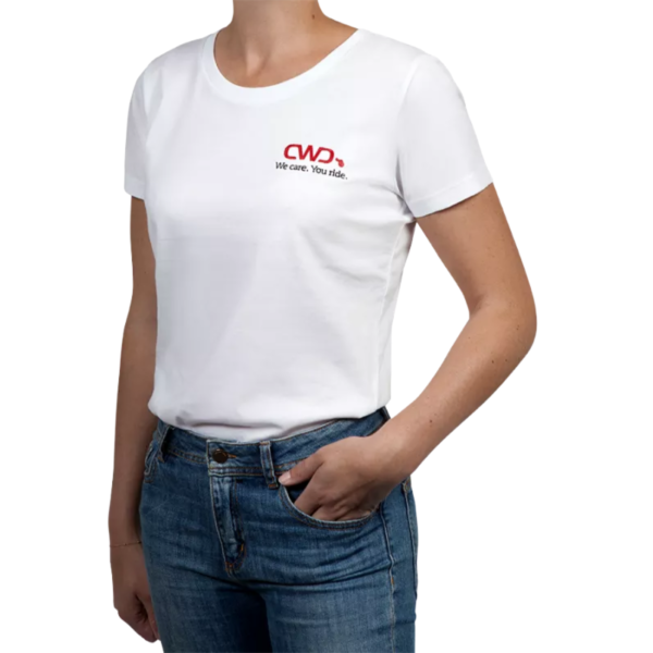 CWD Women’s White T-Shirt – Lightweight, Stylish & Comfortable